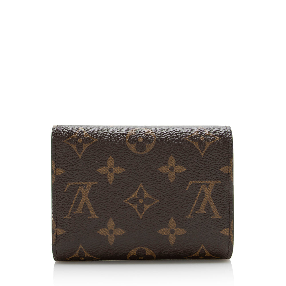 Louis Vuitton Monogram Canvas Victorine Wallet (SHF-22544)