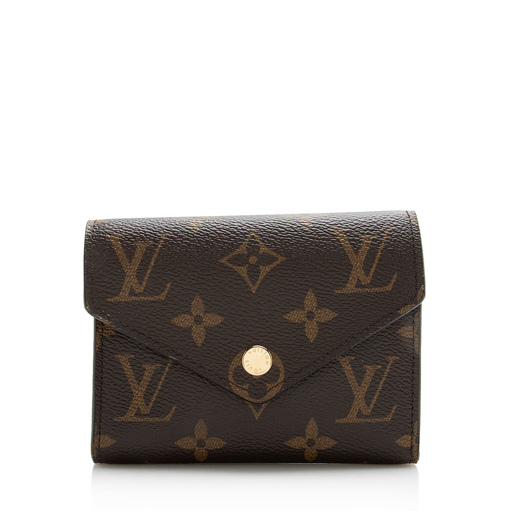 Louis Vuitton Monogram Canvas Victorine Wallet (SHF-22544)
