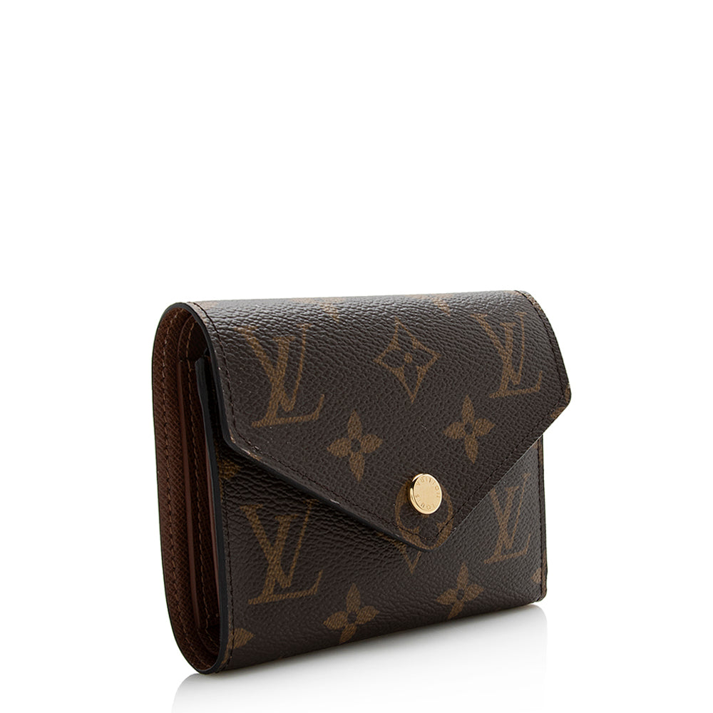 Louis Vuitton Monogram Canvas Victorine Wallet (SHF-22544)