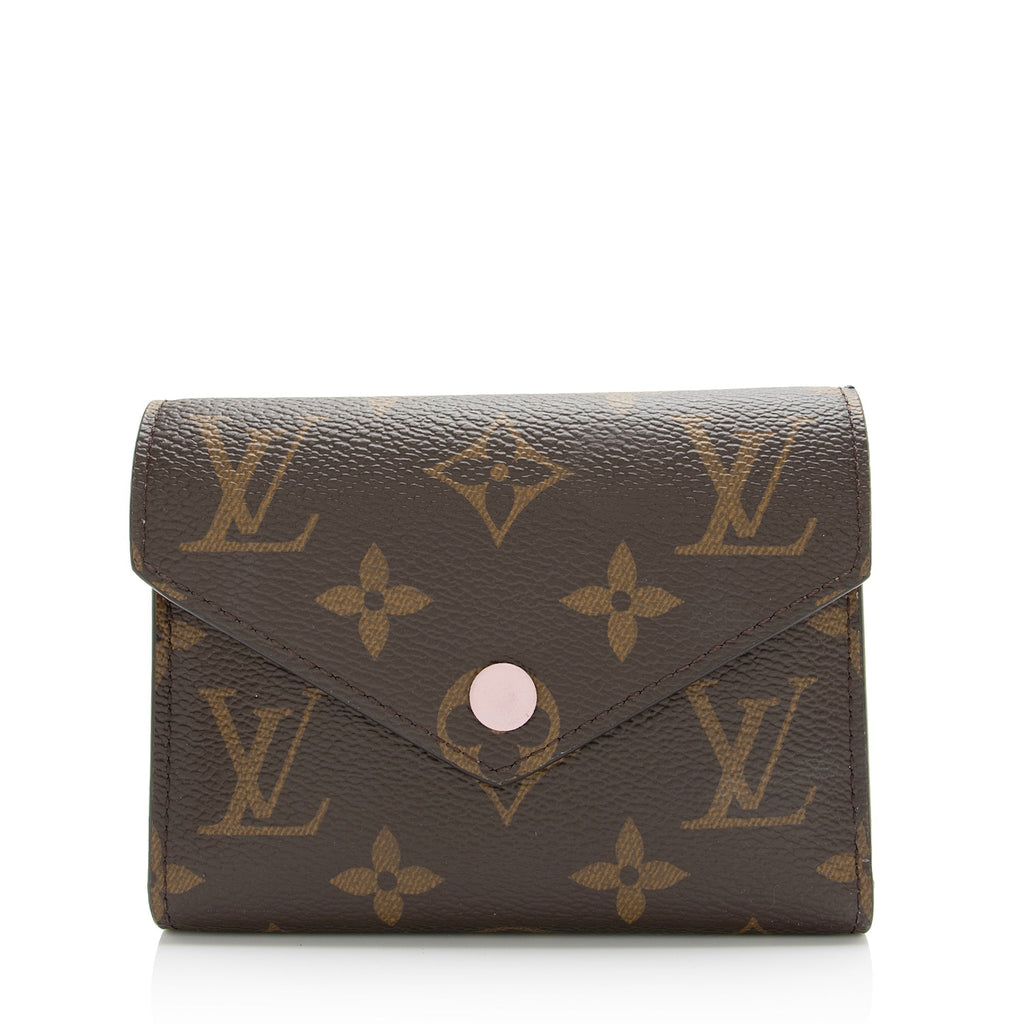 Louis Vuitton Monogram Canvas Victorine Wallet (SHF-23842)