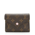 Louis Vuitton Monogram Canvas Victorine Wallet (SHF-23842)