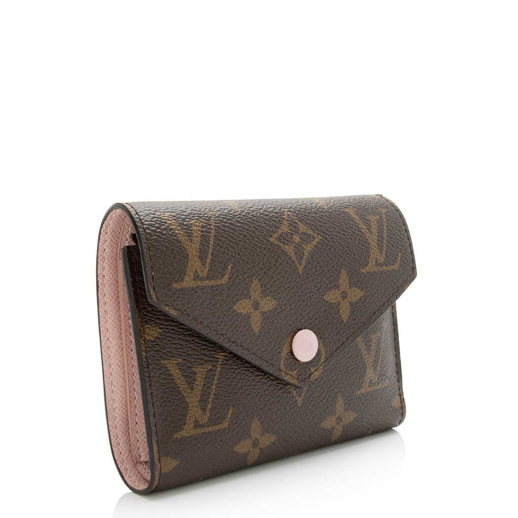 Louis Vuitton Monogram Canvas Victorine Wallet (SHF-23842)