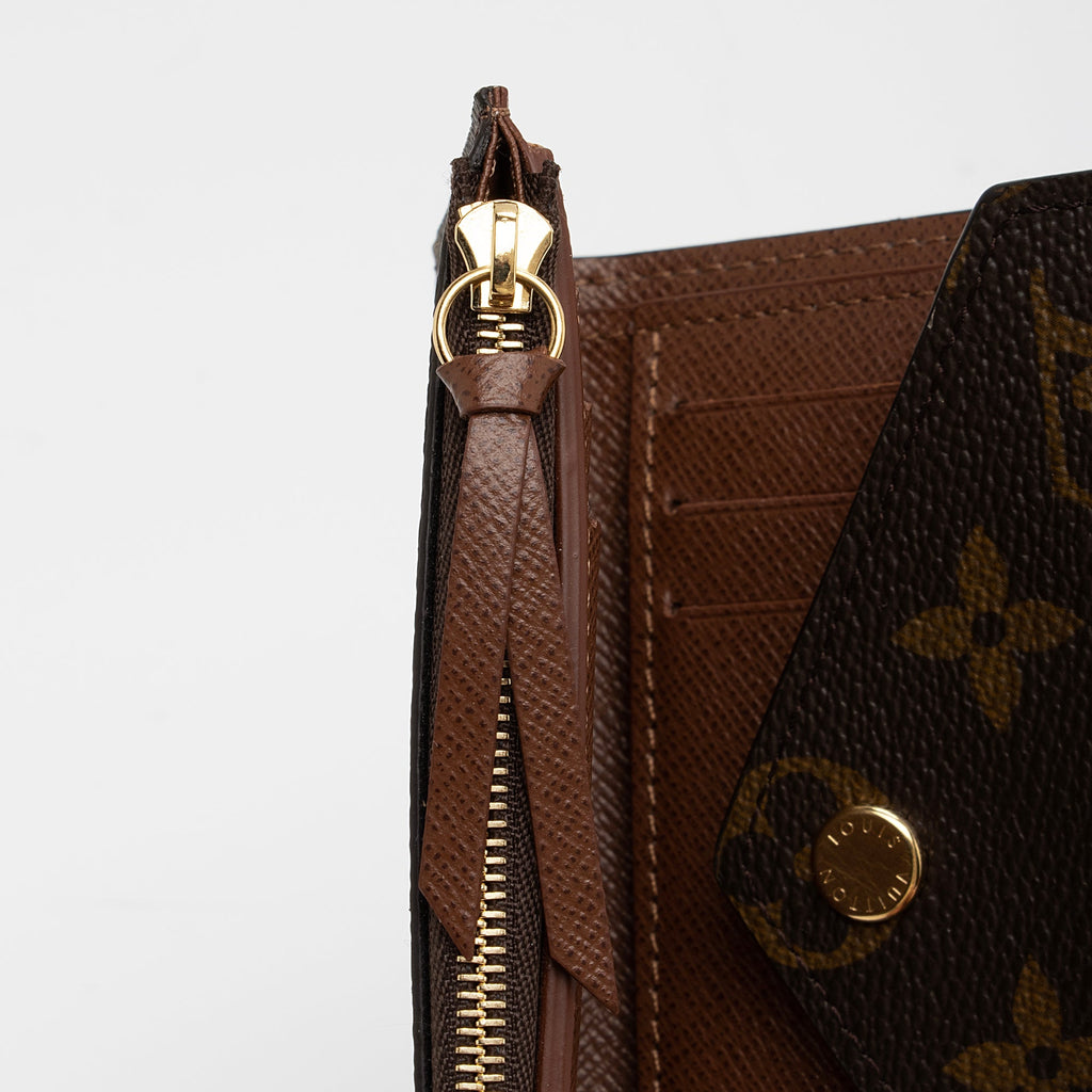 Louis Vuitton Monogram Canvas Victorine Wallet (SHF-975LnN)