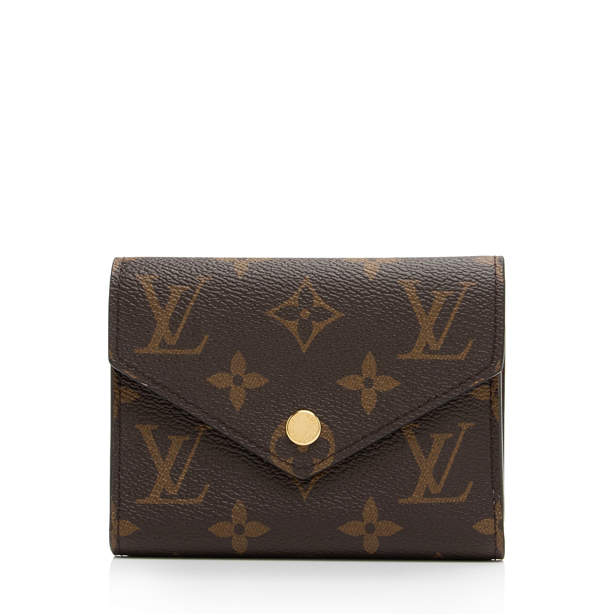 Louis Vuitton Monogram Canvas Victorine Wallet (SHF-975LnN)