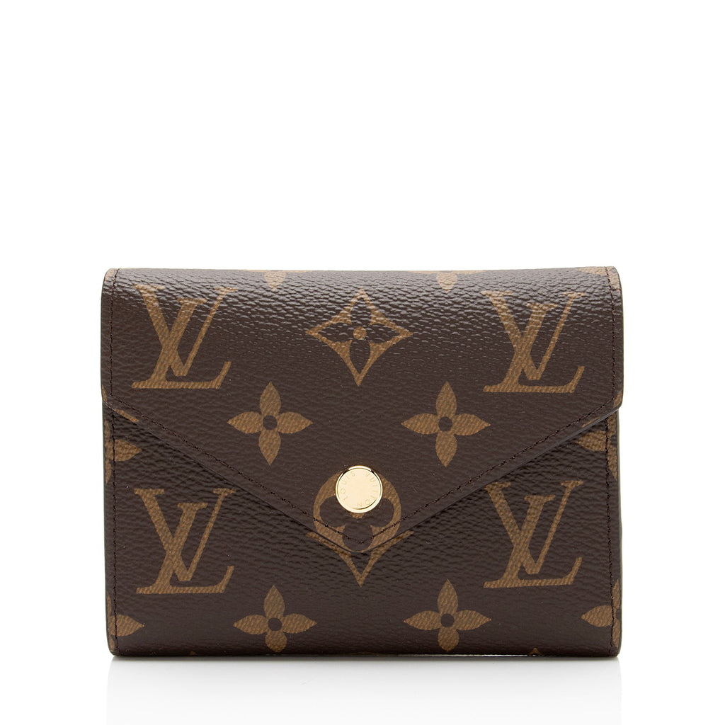 Louis Vuitton Monogram Canvas Victorine Wallet (SHF-QKu2io)