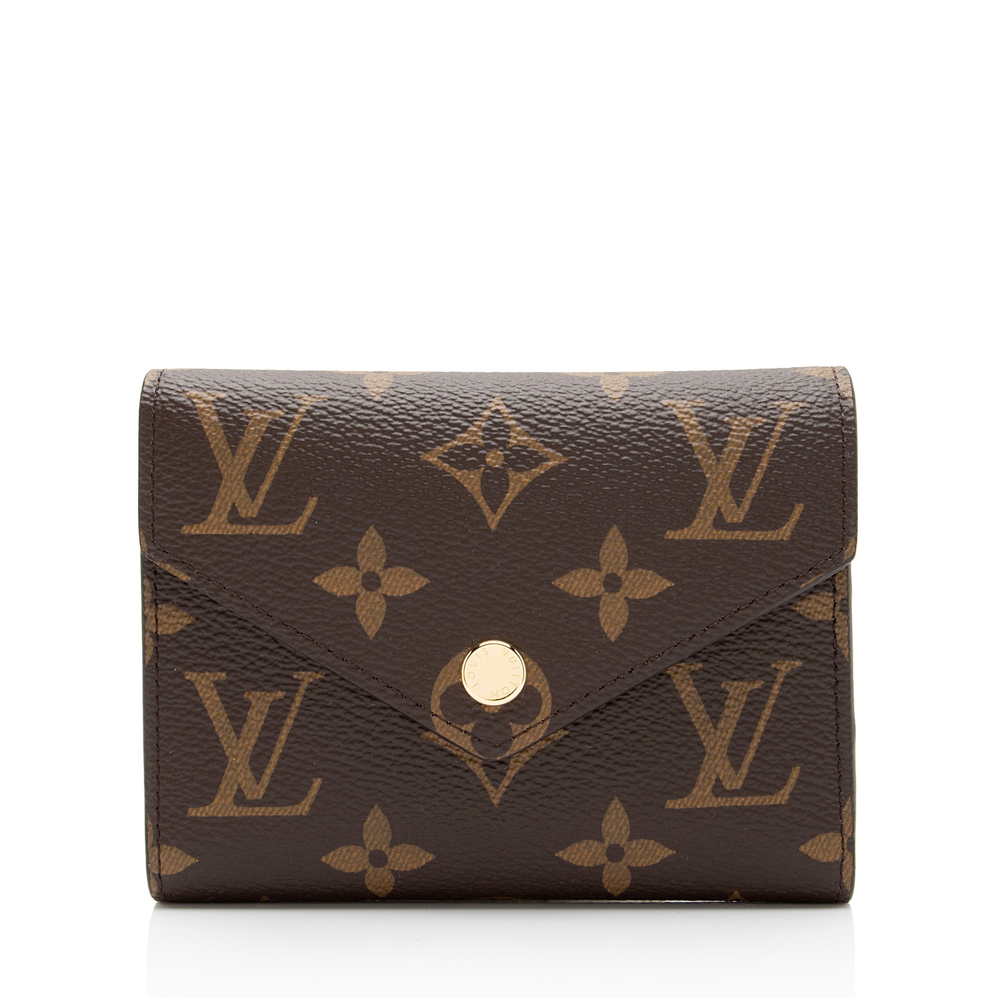 Louis Vuitton Monogram Canvas Victorine Wallet (SHF-QKu2io)