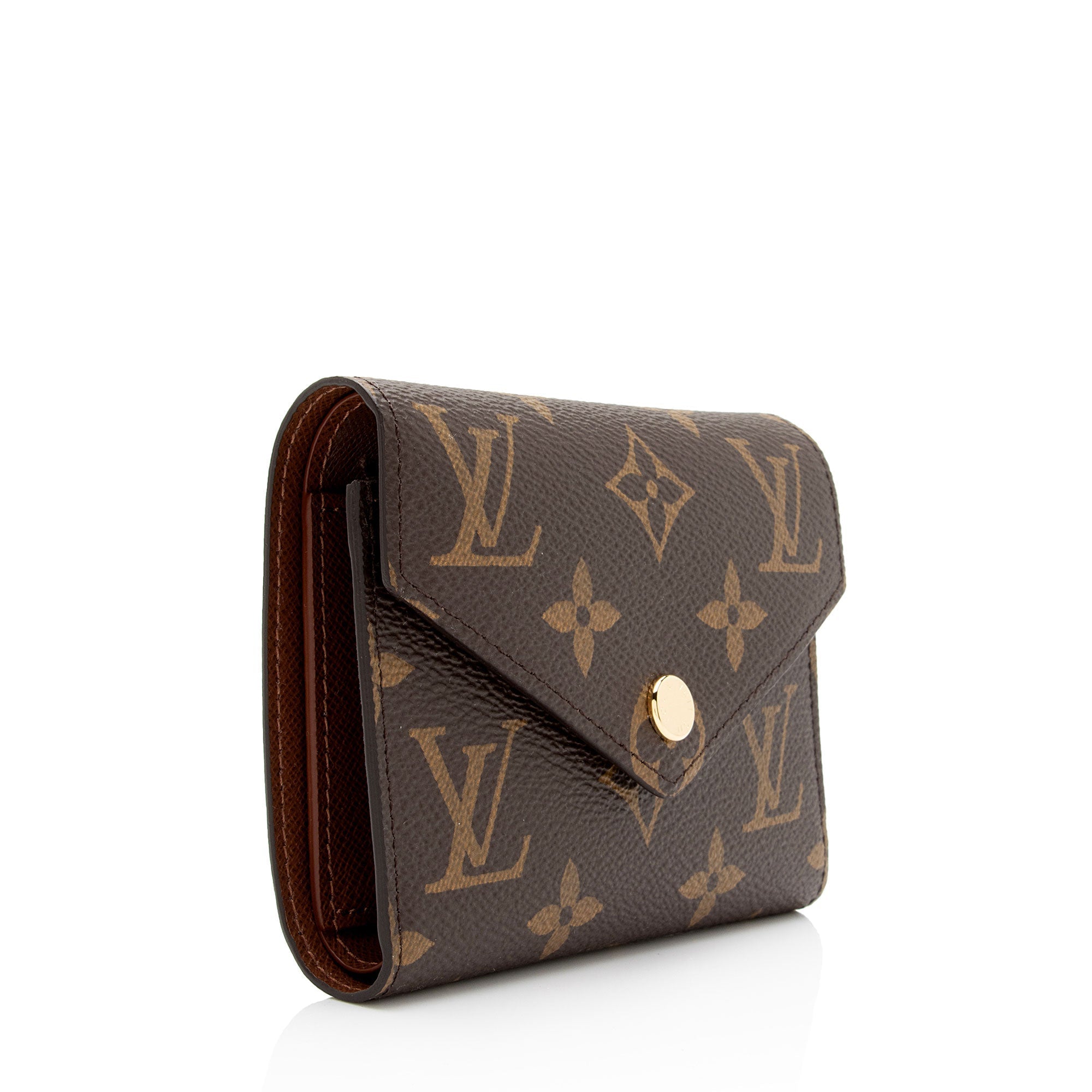 Louis Vuitton Monogram Canvas Victorine Wallet (SHF-QKu2io)