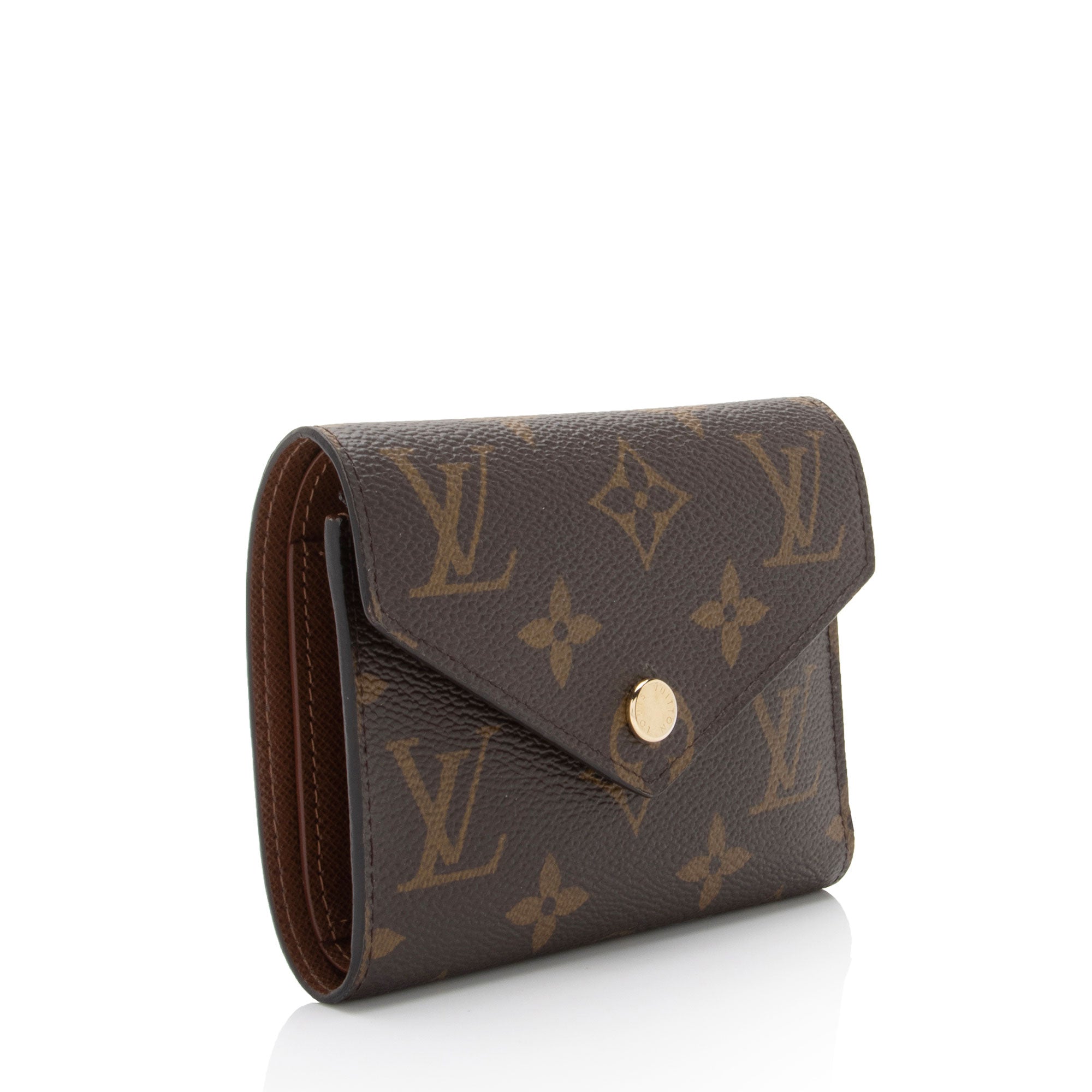 Louis Vuitton Monogram Canvas Victorine Wallet (SHF-DxA4Wu)