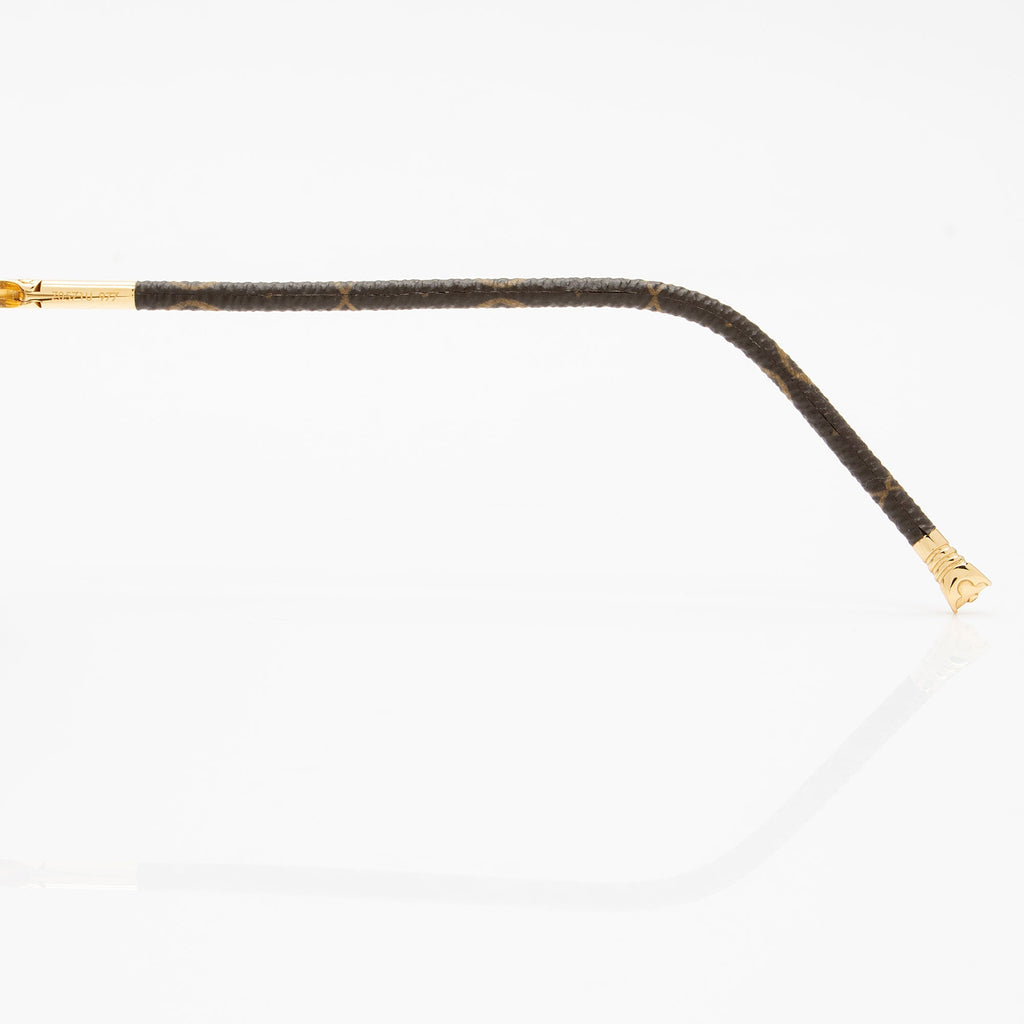Louis Vuitton Monogram Canvas Viola Pilote Petite Sunglasses (SHF-jGPxdH)