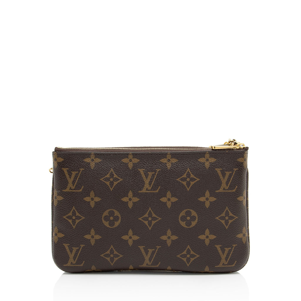 Louis Vuitton Monogram Canvas Vivienne Double Zip Pochette