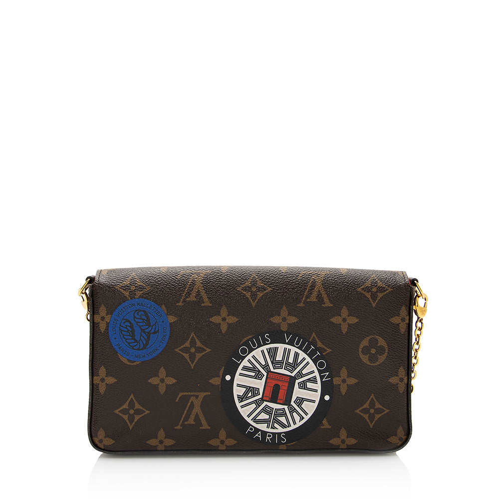 Louis Vuitton Monogram Canvas World Tour Felicie Pochette (SHF-21402)