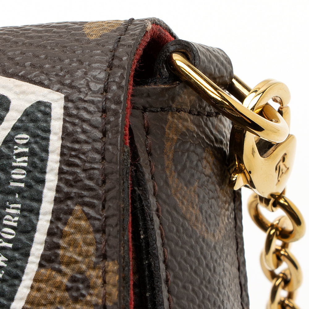 Louis Vuitton Monogram Canvas World Tour Felicie Pochette (SHF-21402)