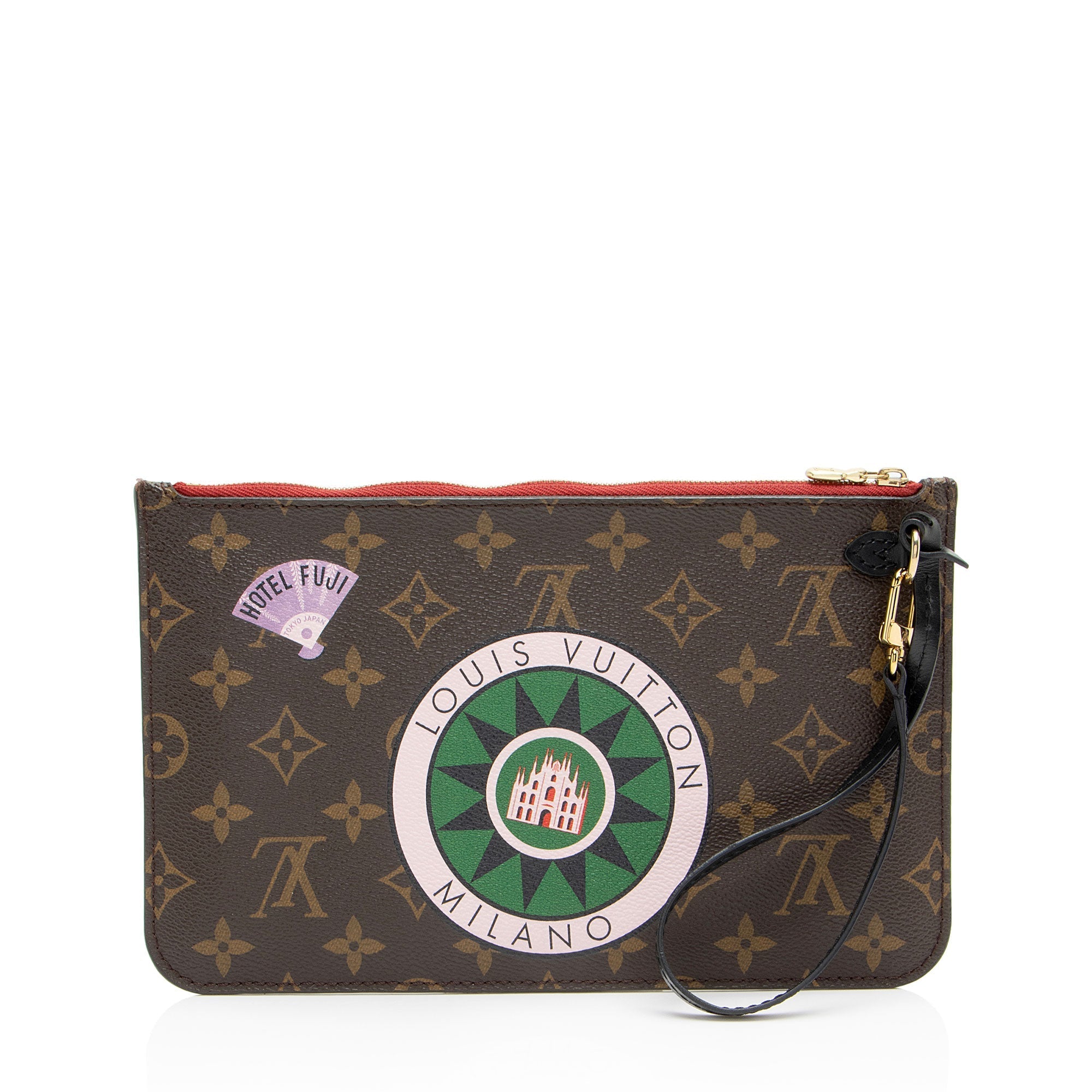 Louis Vuitton Monogram Canvas World Tour Neverfull MM Pochette