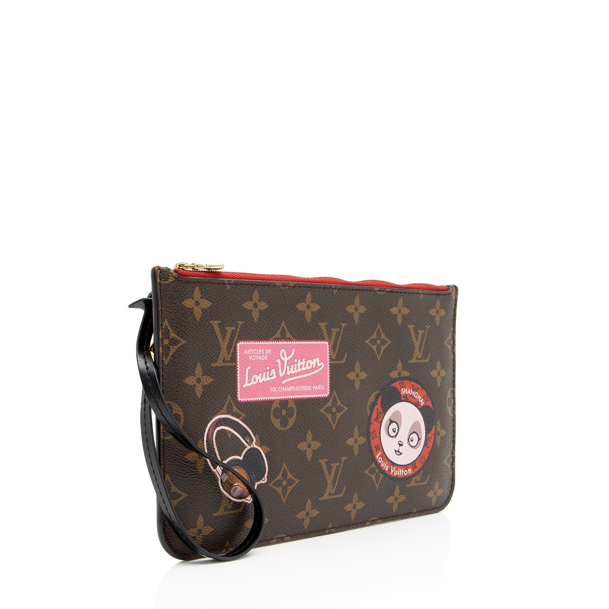 Louis Vuitton Monogram Canvas World Tour Neverfull MM Pochette