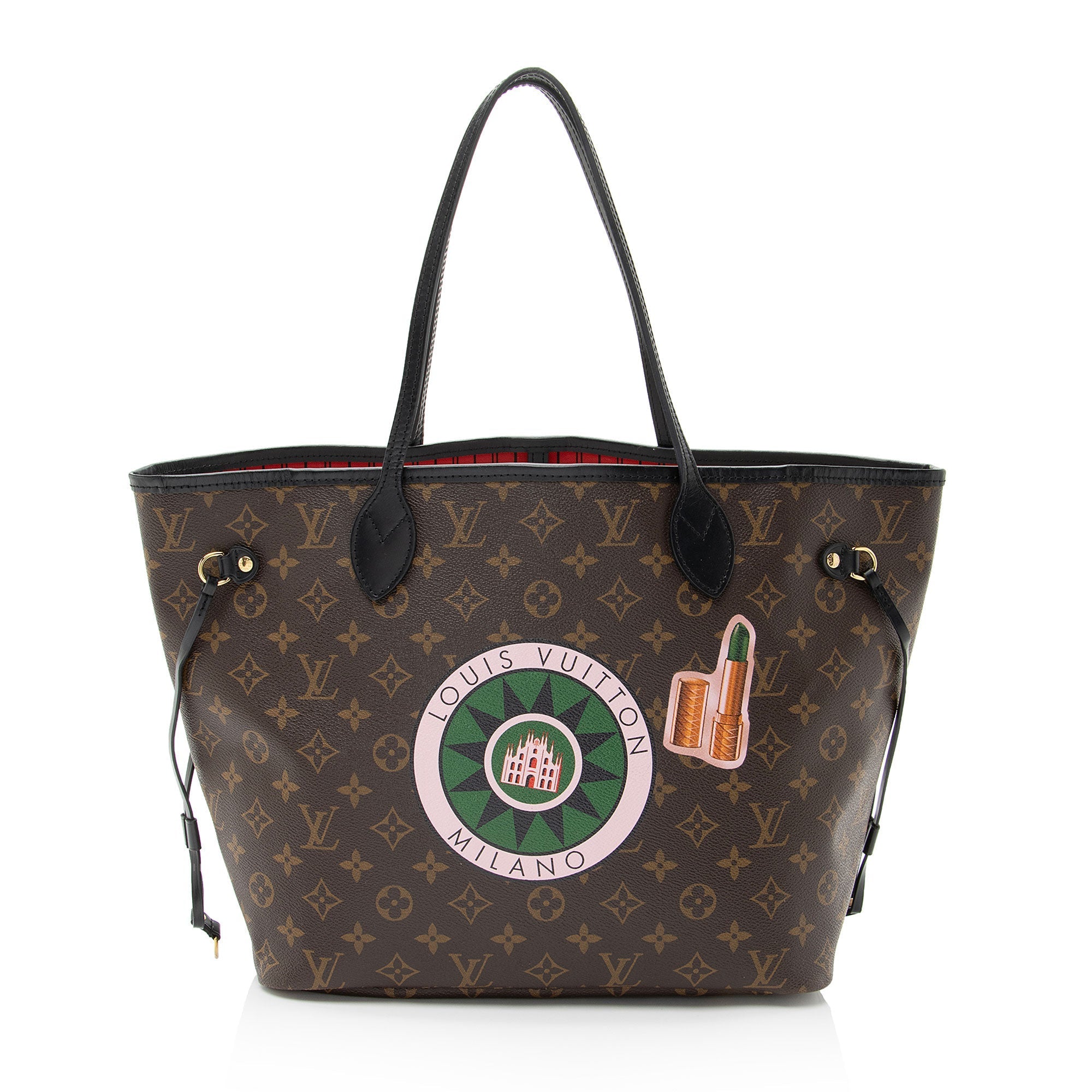 Louis Vuitton Monogram Canvas World Tour Neverfull MM Tote