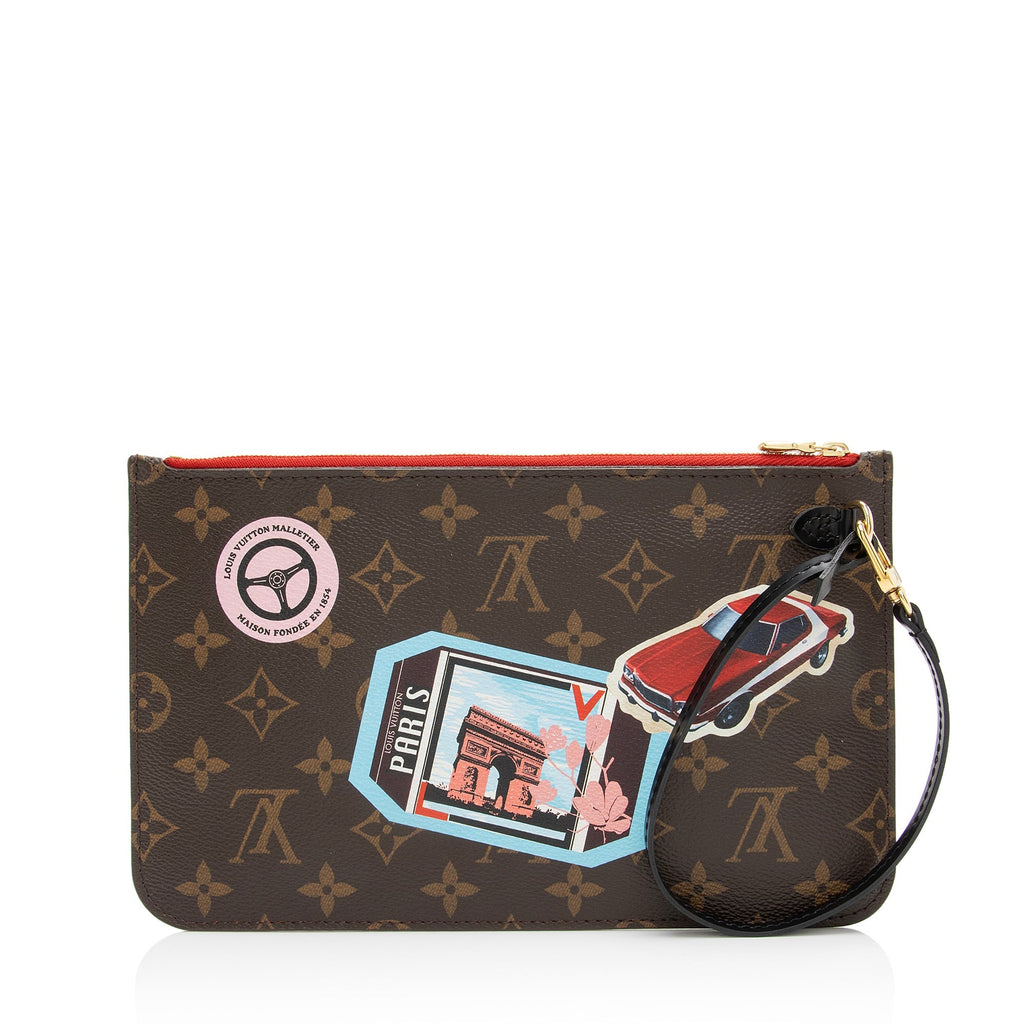 Louis Vuitton Monogram Canvas World Tour Pochette (SHF-23069)