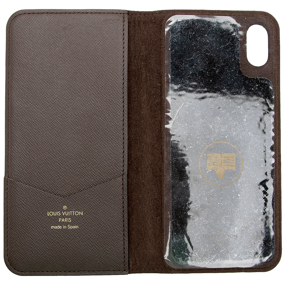Louis Vuitton Monogram Canvas XS Max Folio Phone Case (SHF-17931)