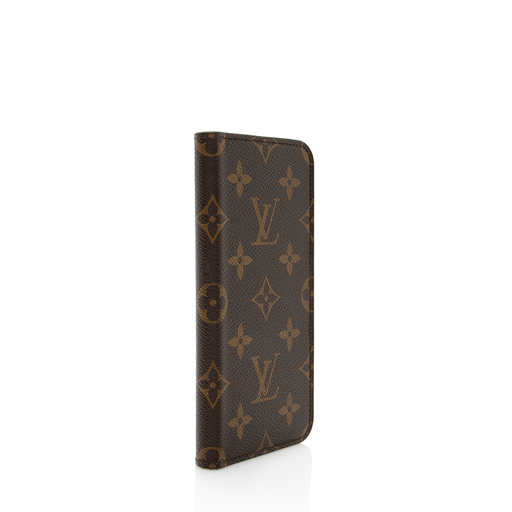 Louis Vuitton Monogram Canvas XS Max Folio Phone Case (SHF-17931)