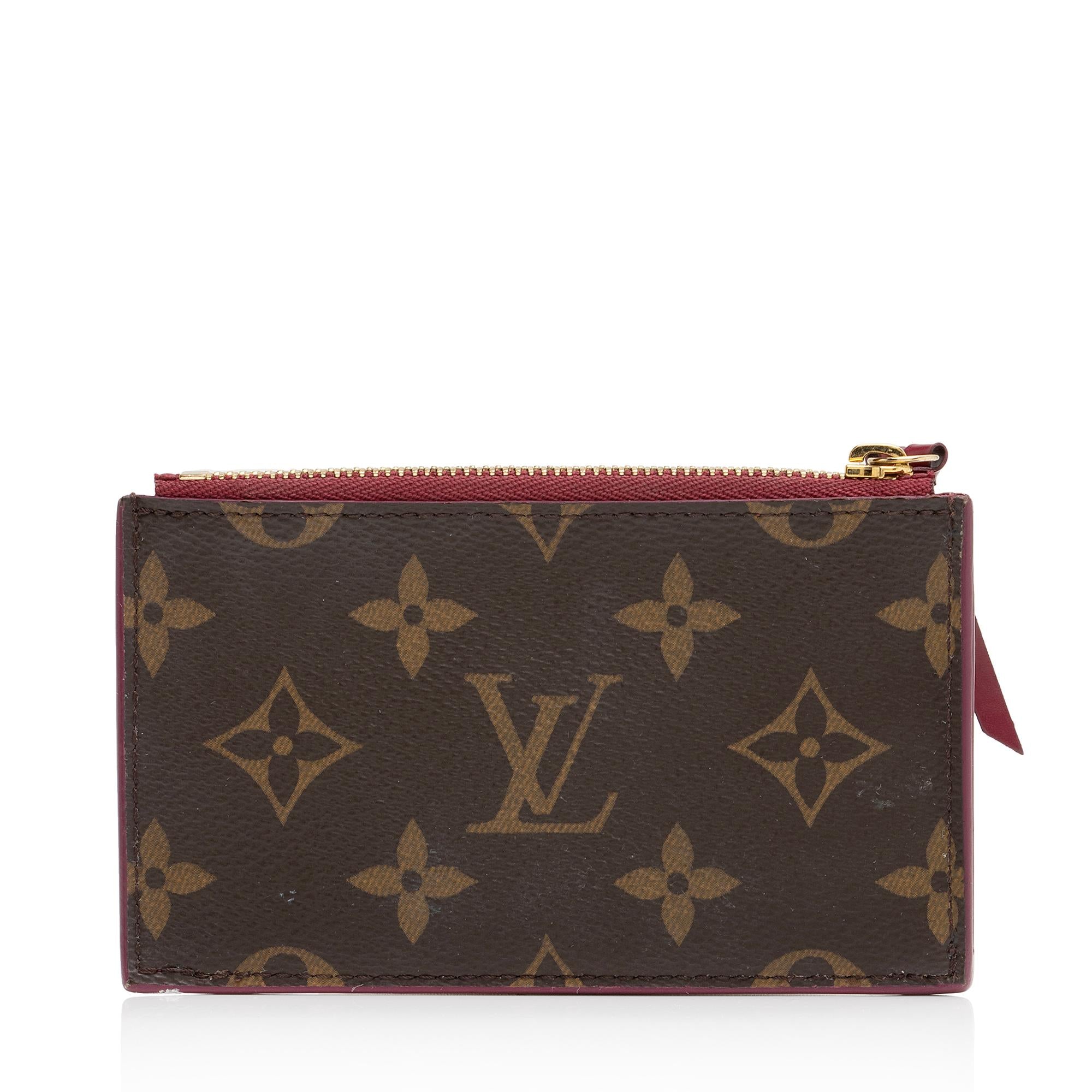 Louis Vuitton Monogram Canvas Zipped Card Holder (SHF-KsBhGI)