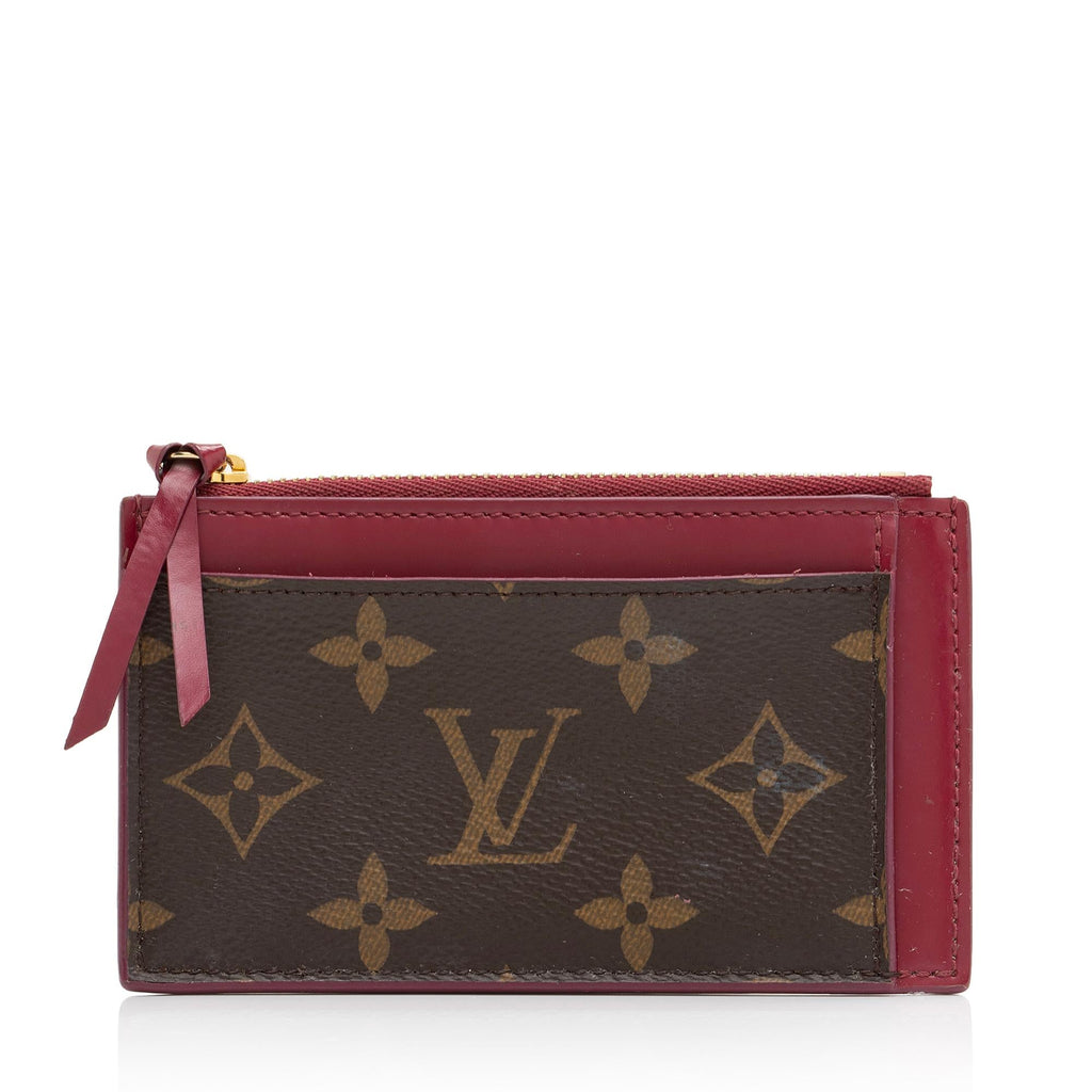 Louis Vuitton Monogram Canvas Zipped Card Holder (SHF-KsBhGI)