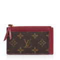 Louis Vuitton Monogram Canvas Zipped Card Holder (SHF-KsBhGI)