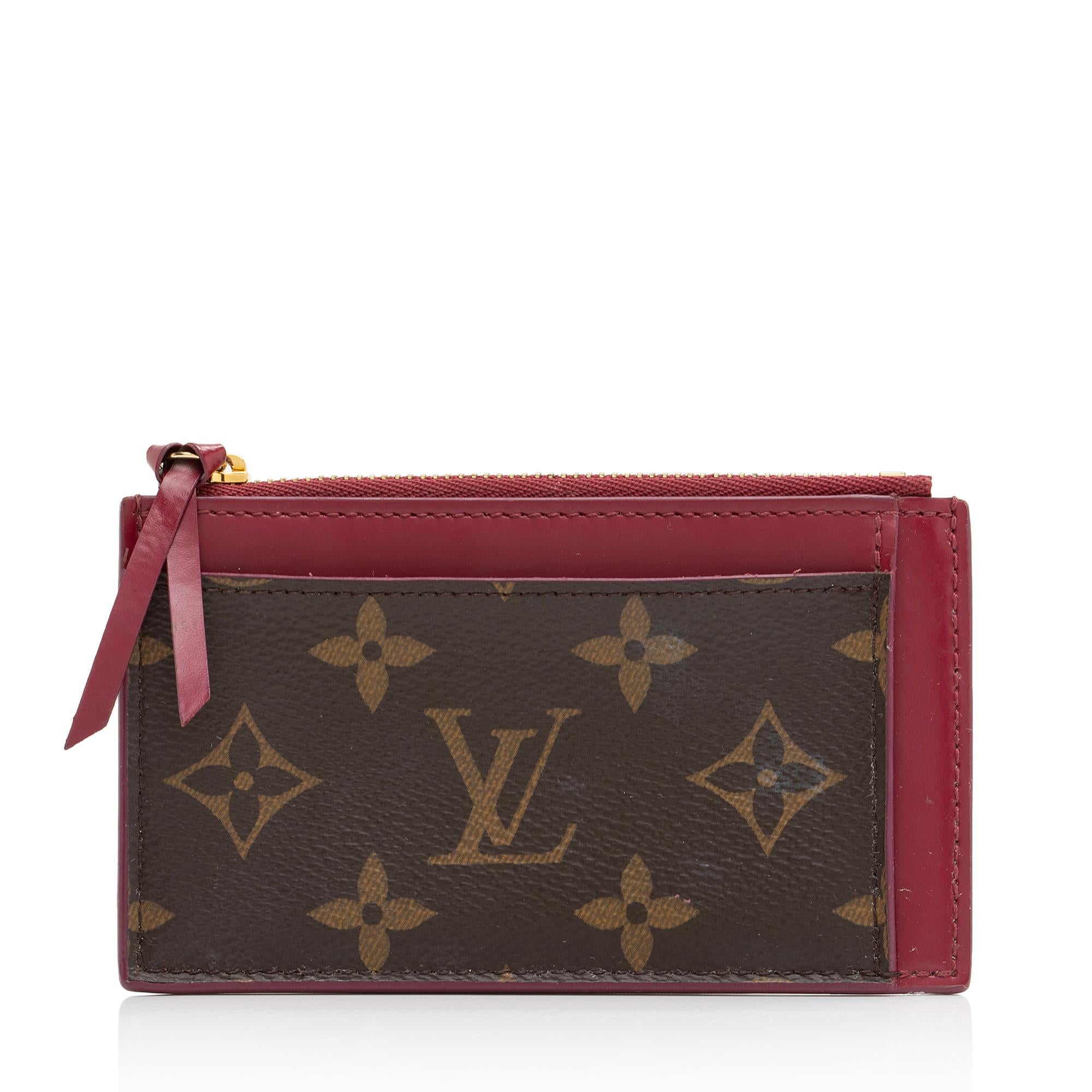 Louis Vuitton Monogram Canvas Zipped Card Holder (SHF-KsBhGI)