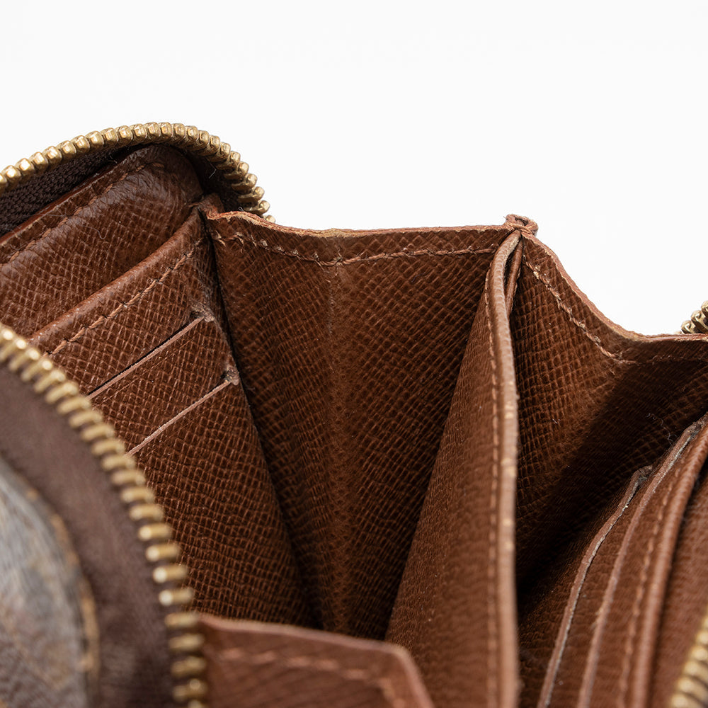 Louis Vuitton Monogram Canvas Zippy Coin Wallet (SHF-14653)