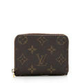 Louis Vuitton Monogram Canvas Zippy Coin Wallet (SHF-14653)