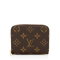 Louis Vuitton Monogram Canvas Zippy Coin Wallet (SHF-22097)