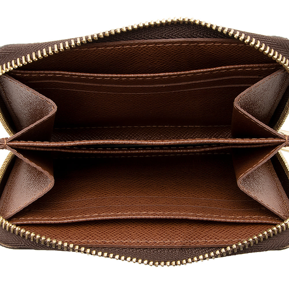 Louis Vuitton Monogram Canvas Zippy Coin Wallet (SHF-22097)