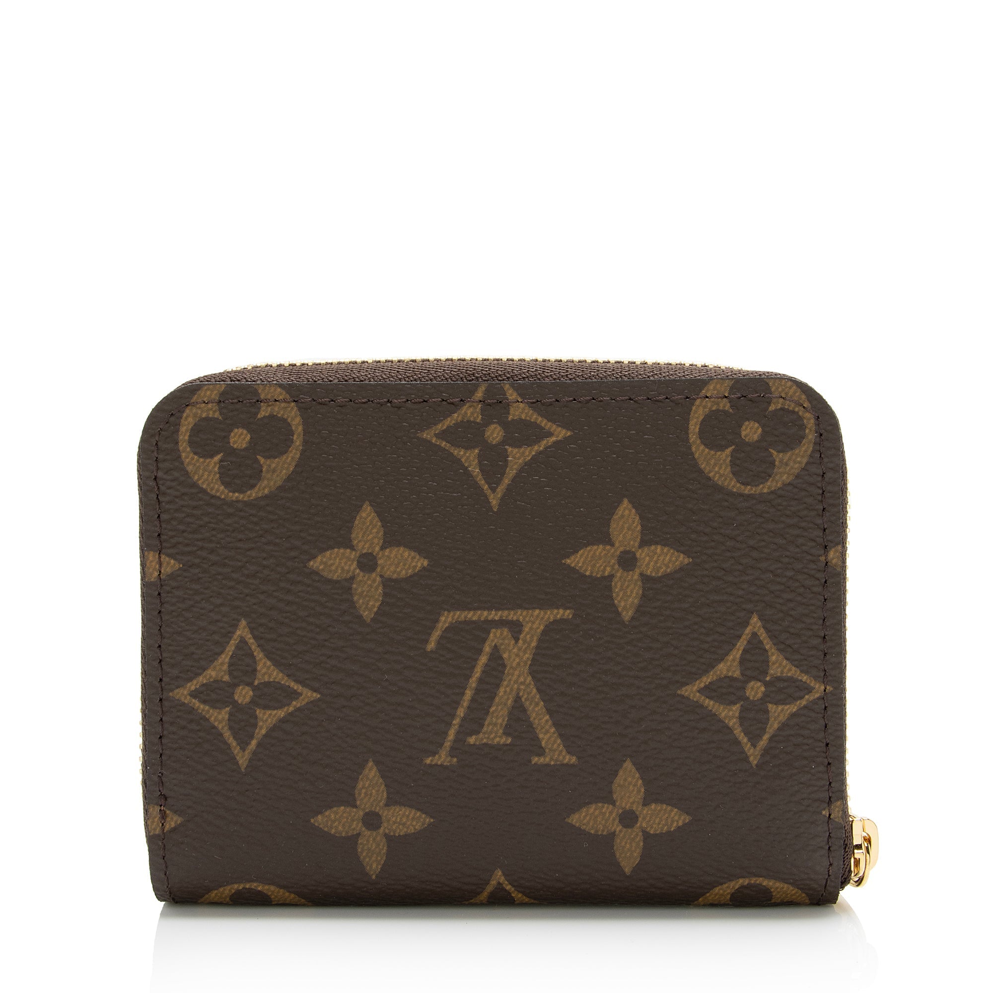 Louis Vuitton Monogram Canvas Zippy Coin Wallet (SHF-23845)