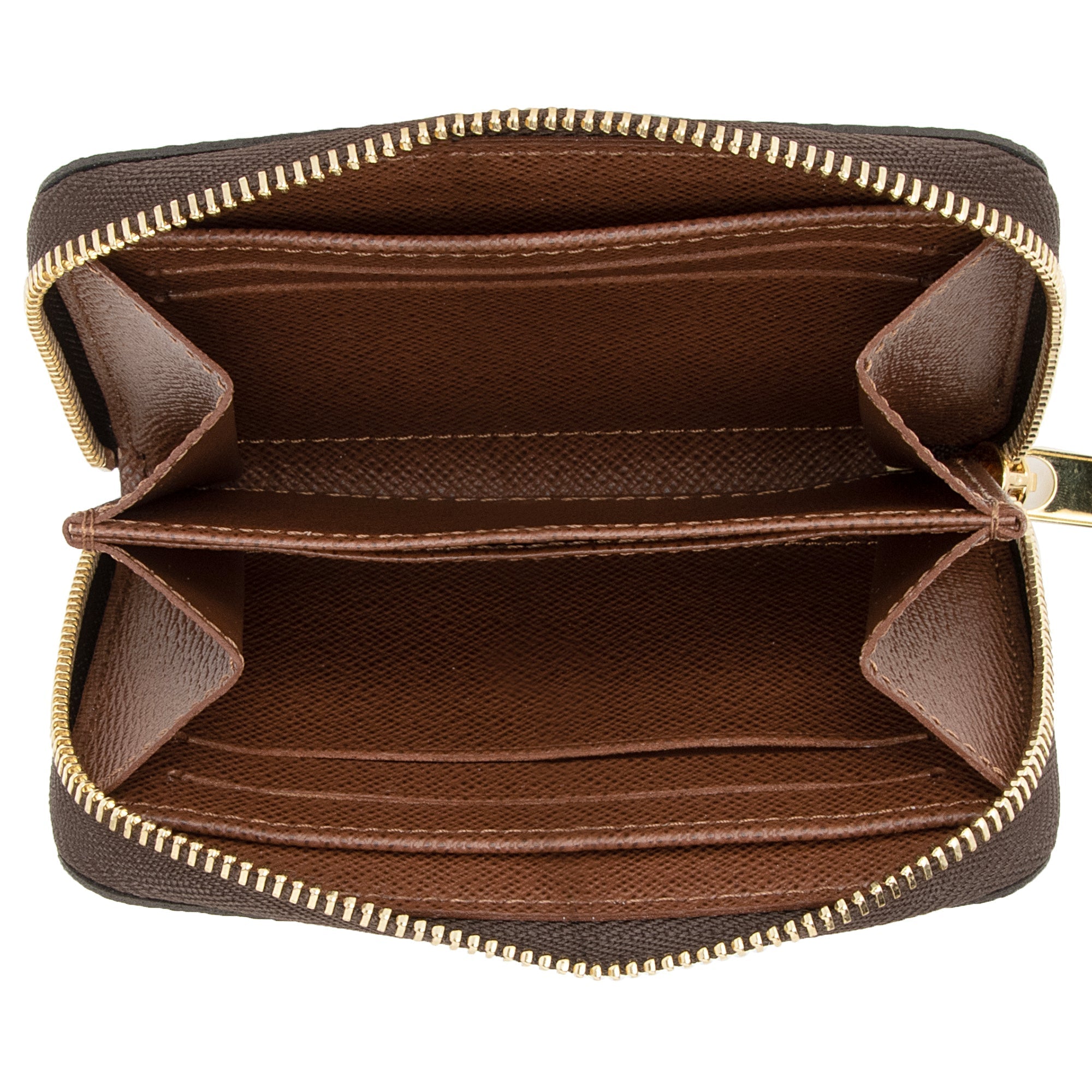 Louis Vuitton Monogram Canvas Zippy Coin Wallet (SHF-23845)
