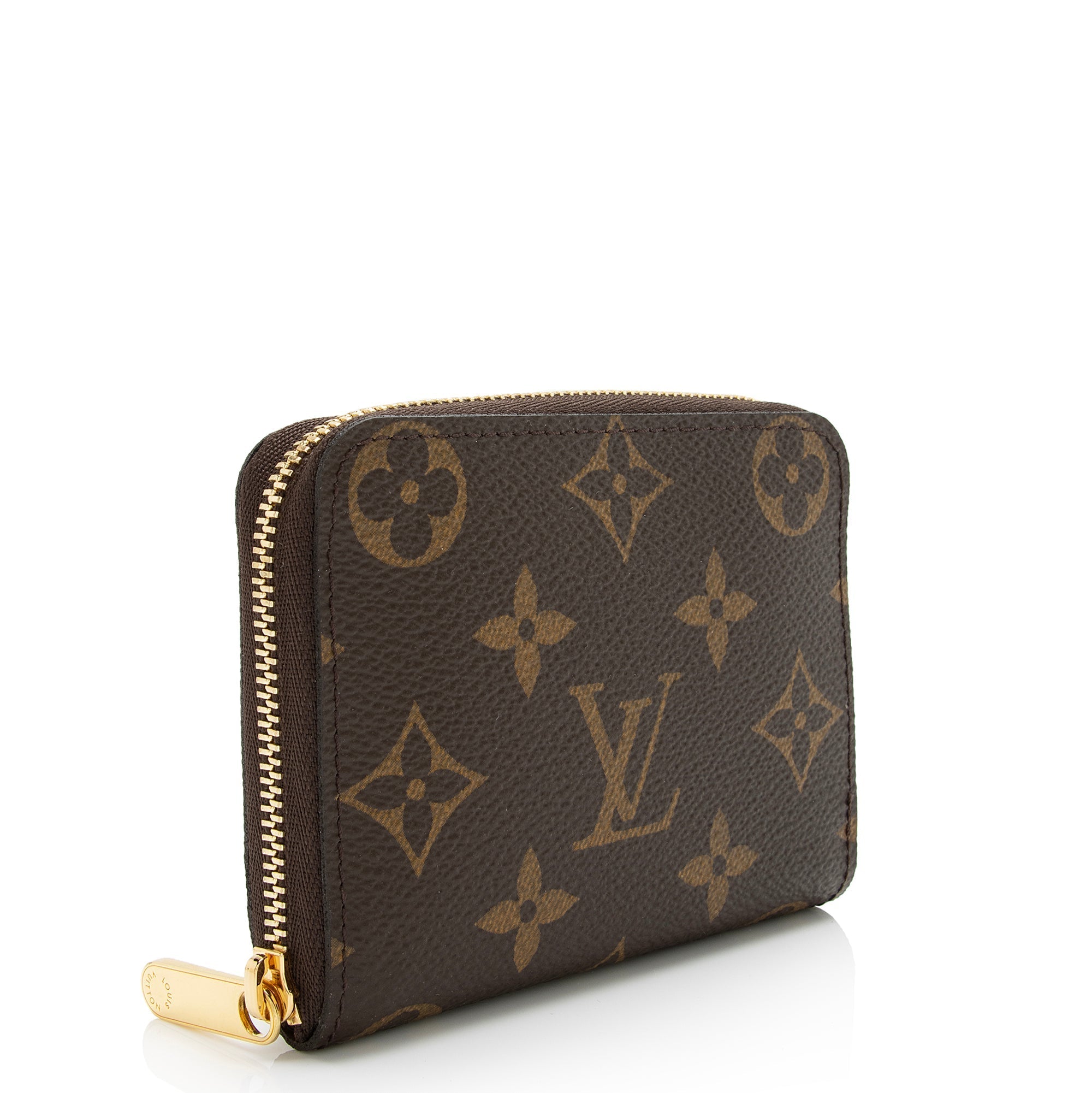 Louis Vuitton Monogram Canvas Zippy Coin Wallet (SHF-23845)