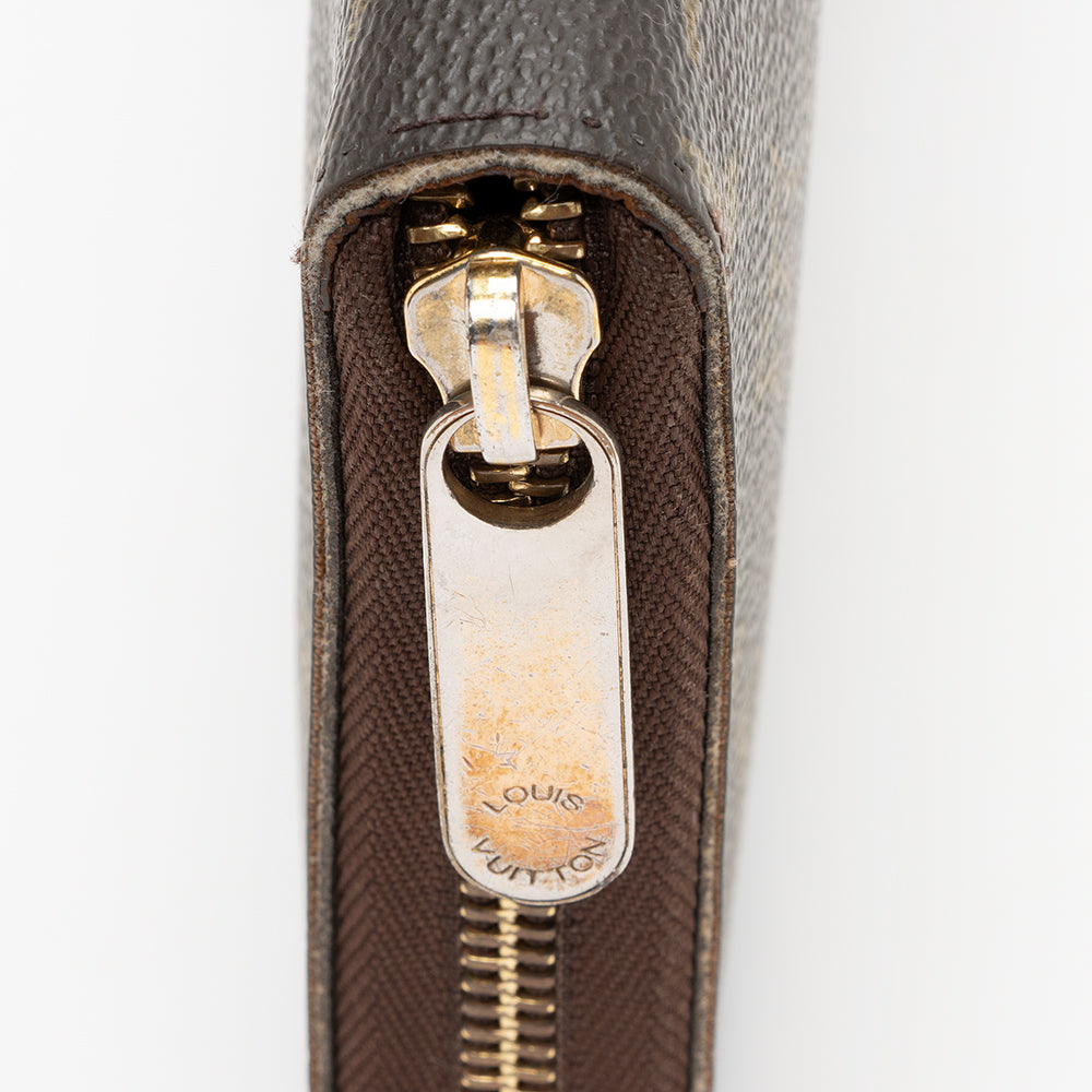 Louis Vuitton Monogram Canvas Zippy Organizer Wallet (SHF-16253)