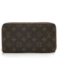 Louis Vuitton Monogram Canvas Zippy Organizer Wallet (SHF-16253)