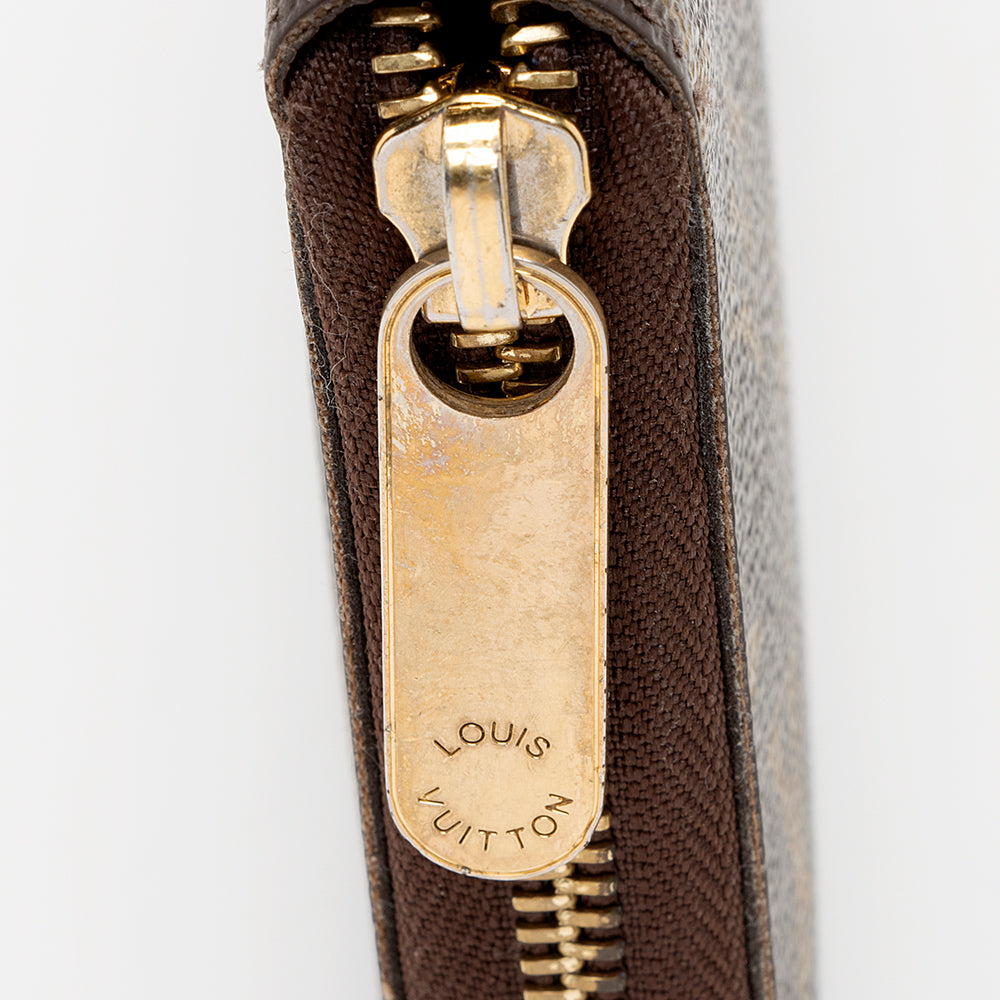 Louis Vuitton Monogram Canvas Zippy Organizer Wallet (SHF-19766)