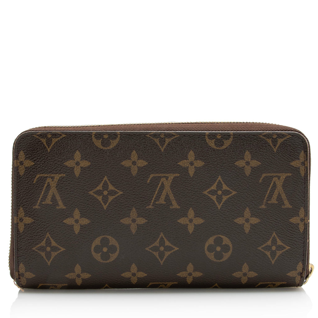 Louis Vuitton Monogram Canvas Zippy Organizer Wallet (SHF-22795)
