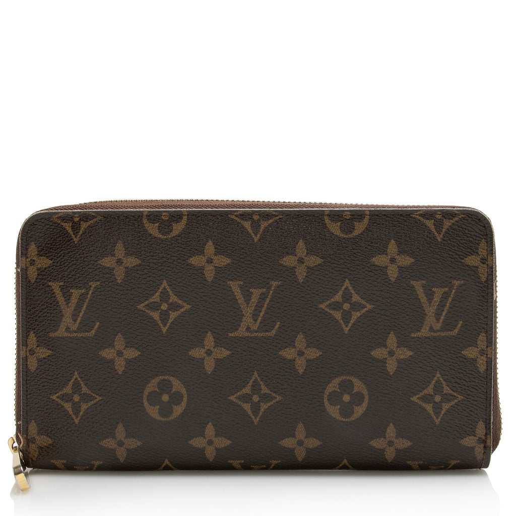 Louis Vuitton Monogram Canvas Zippy Organizer Wallet (SHF-22795)