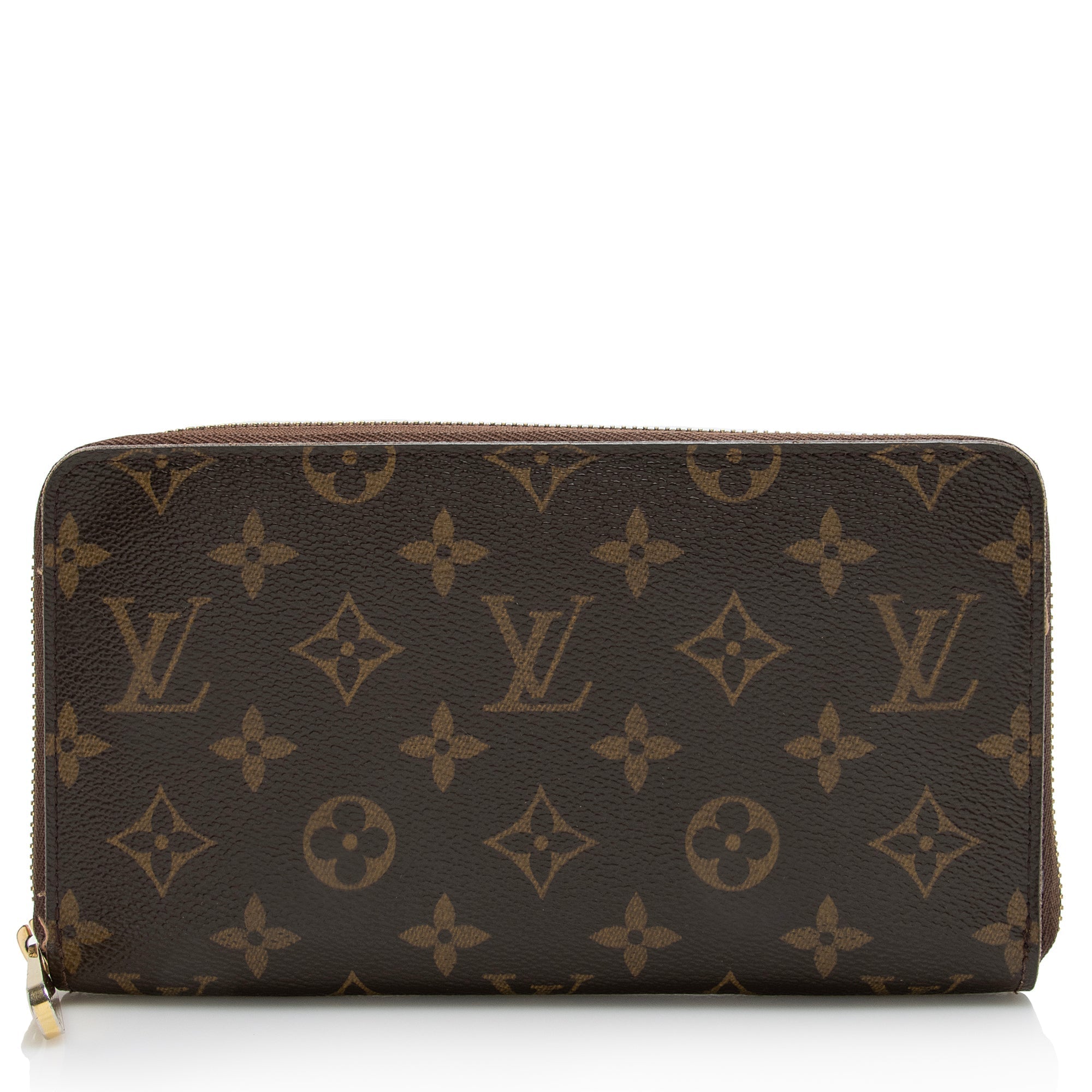 Louis Vuitton Monogram Canvas Zippy Organizer Wallet (SHF-22795)
