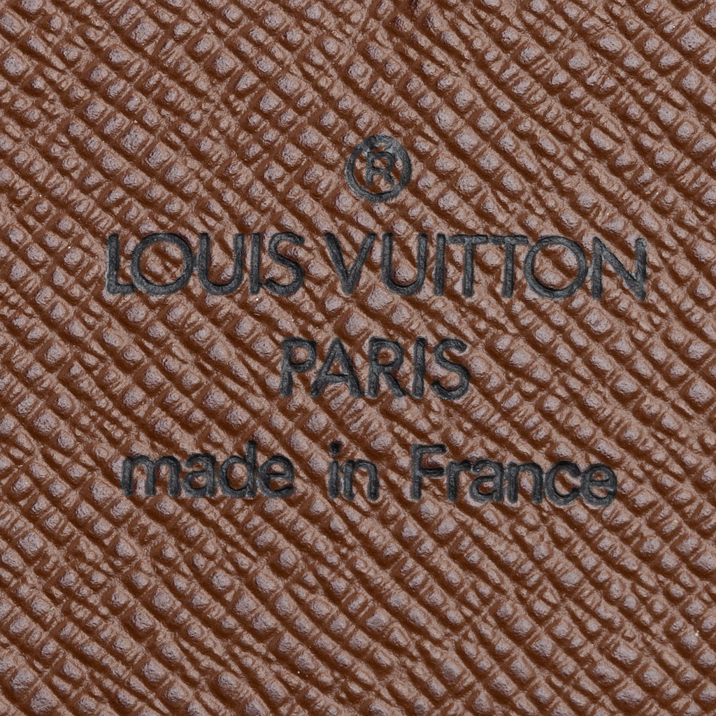 Louis Vuitton Monogram Canvas Zippy Organizer Wallet (SHF-22795)