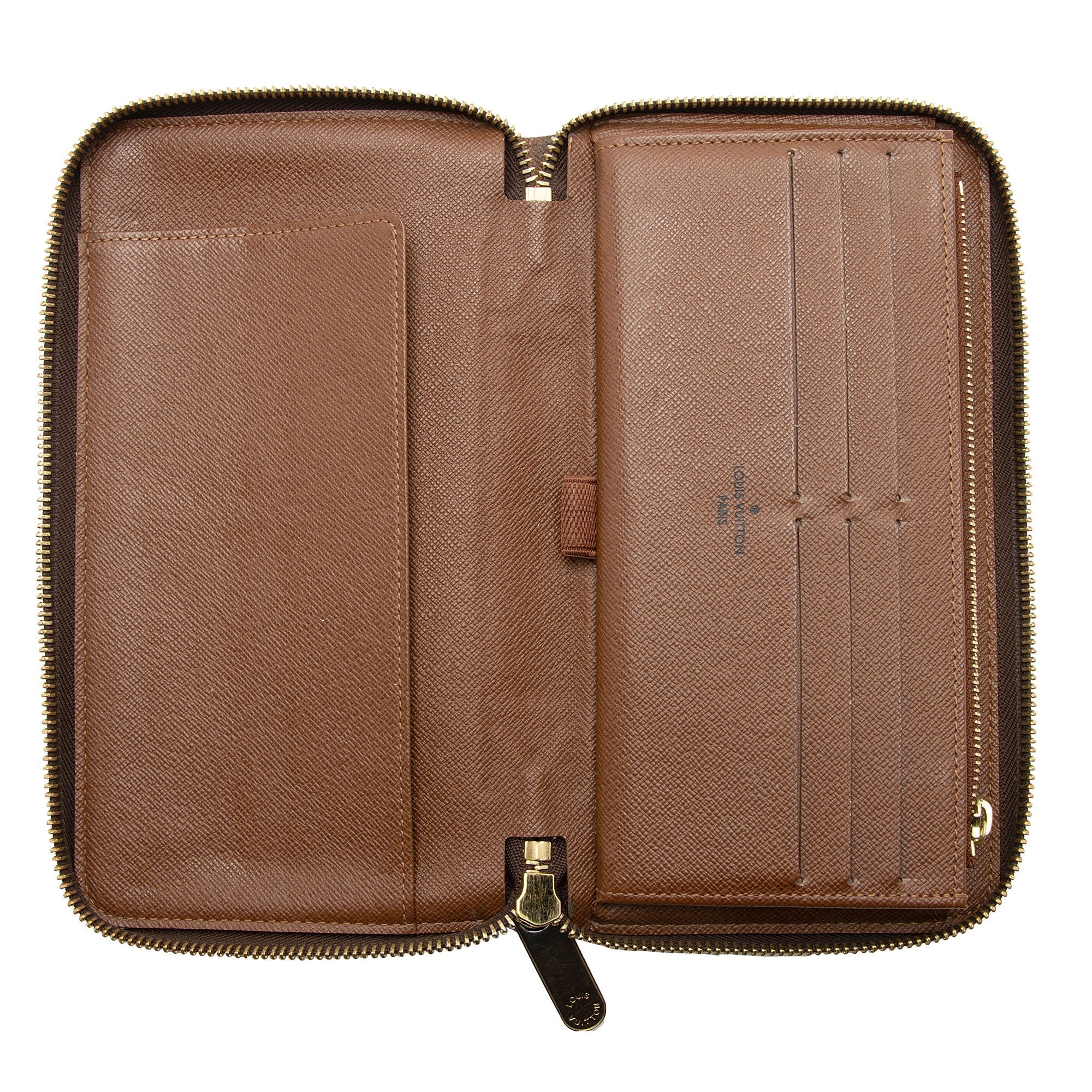 Louis Vuitton Monogram Canvas Zippy Organizer Wallet (SHF-ItTDd7)