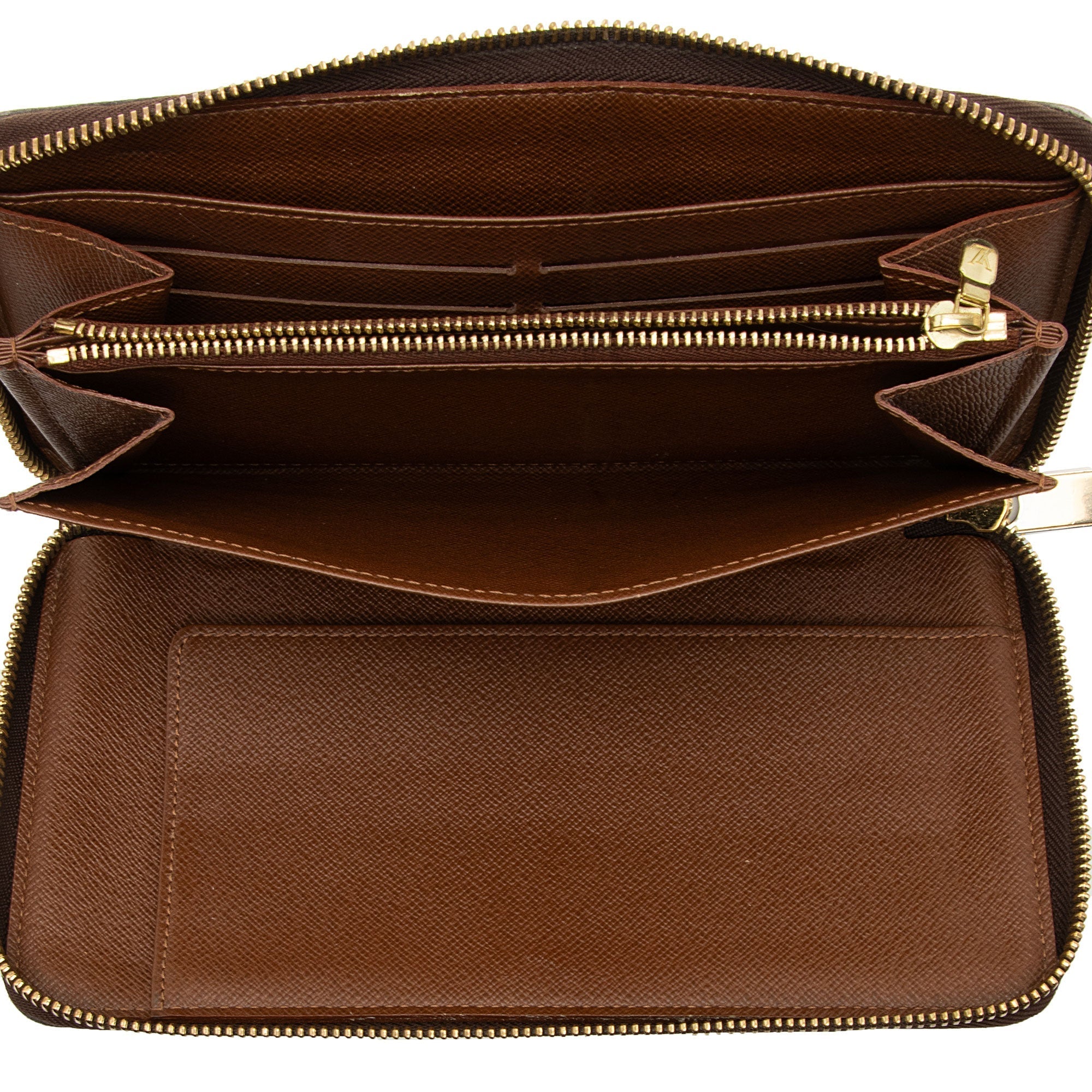 Louis Vuitton Monogram Canvas Zippy Organizer Wallet (SHF-ItTDd7)