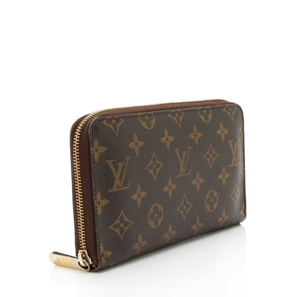 Louis Vuitton Monogram Canvas Zippy Organizer Wallet (SHF-ItTDd7)