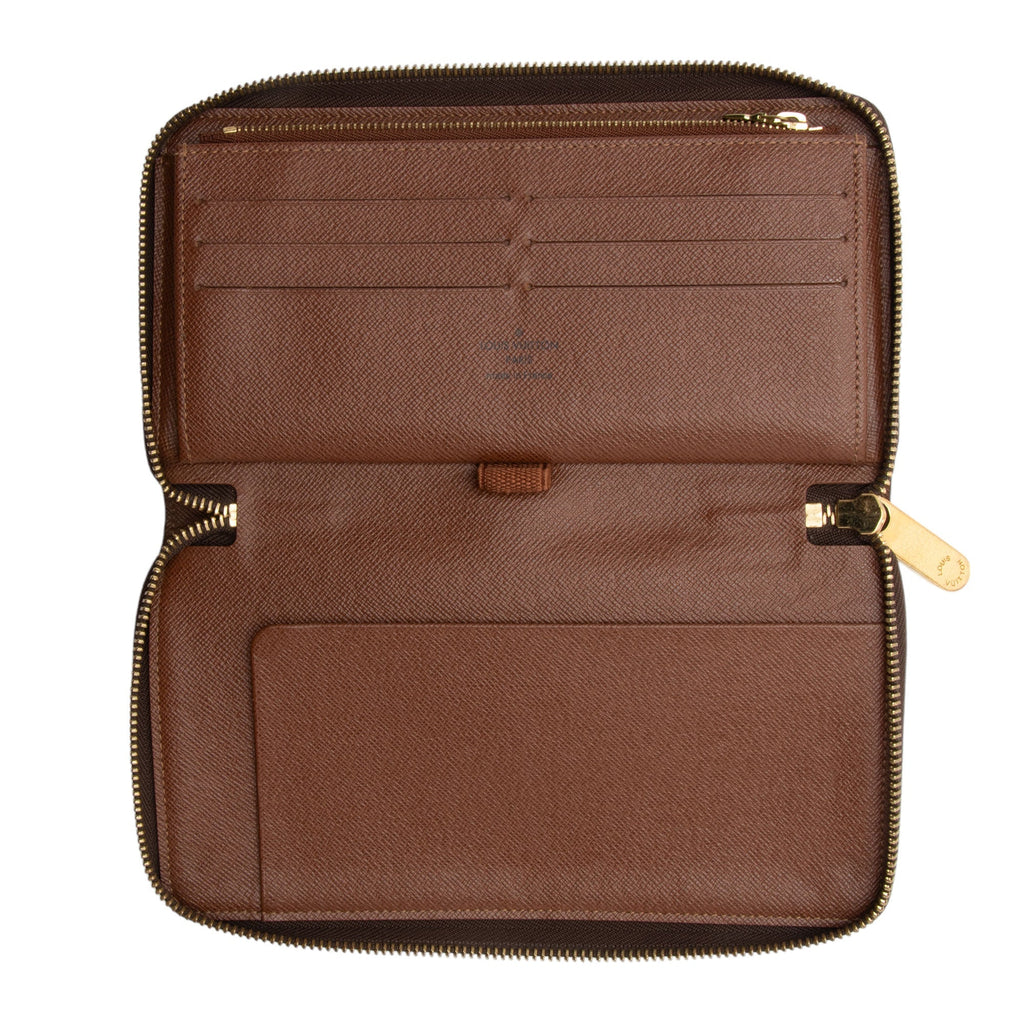 Louis Vuitton Monogram Canvas Zippy Organizer Wallet (SHF-Phah8D)