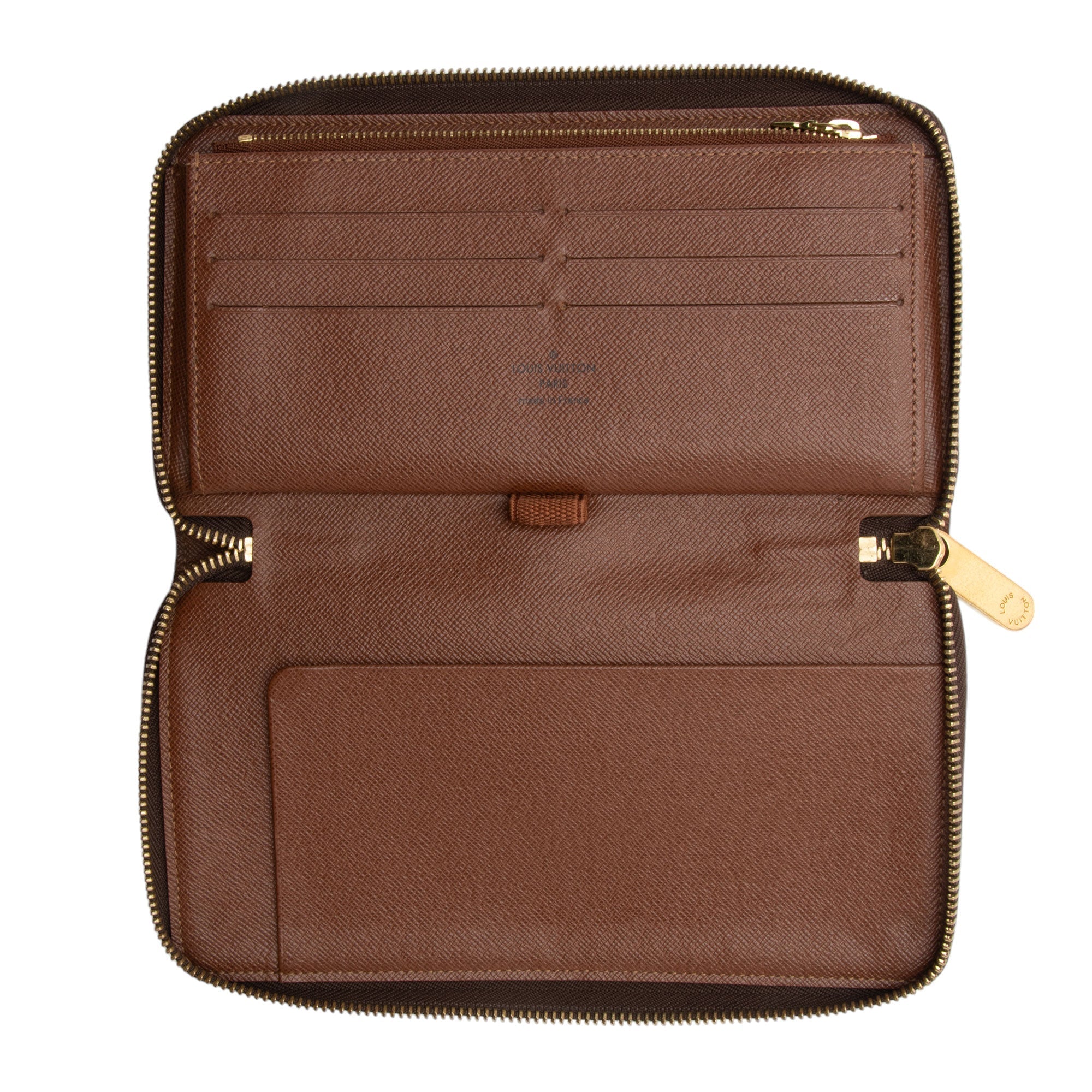 Louis Vuitton Monogram Canvas Zippy Organizer Wallet (SHF-Phah8D)