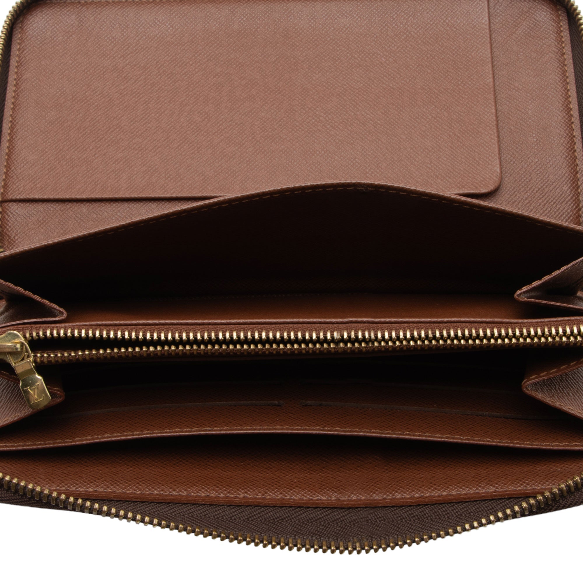 Louis Vuitton Monogram Canvas Zippy Organizer Wallet (SHF-Phah8D)
