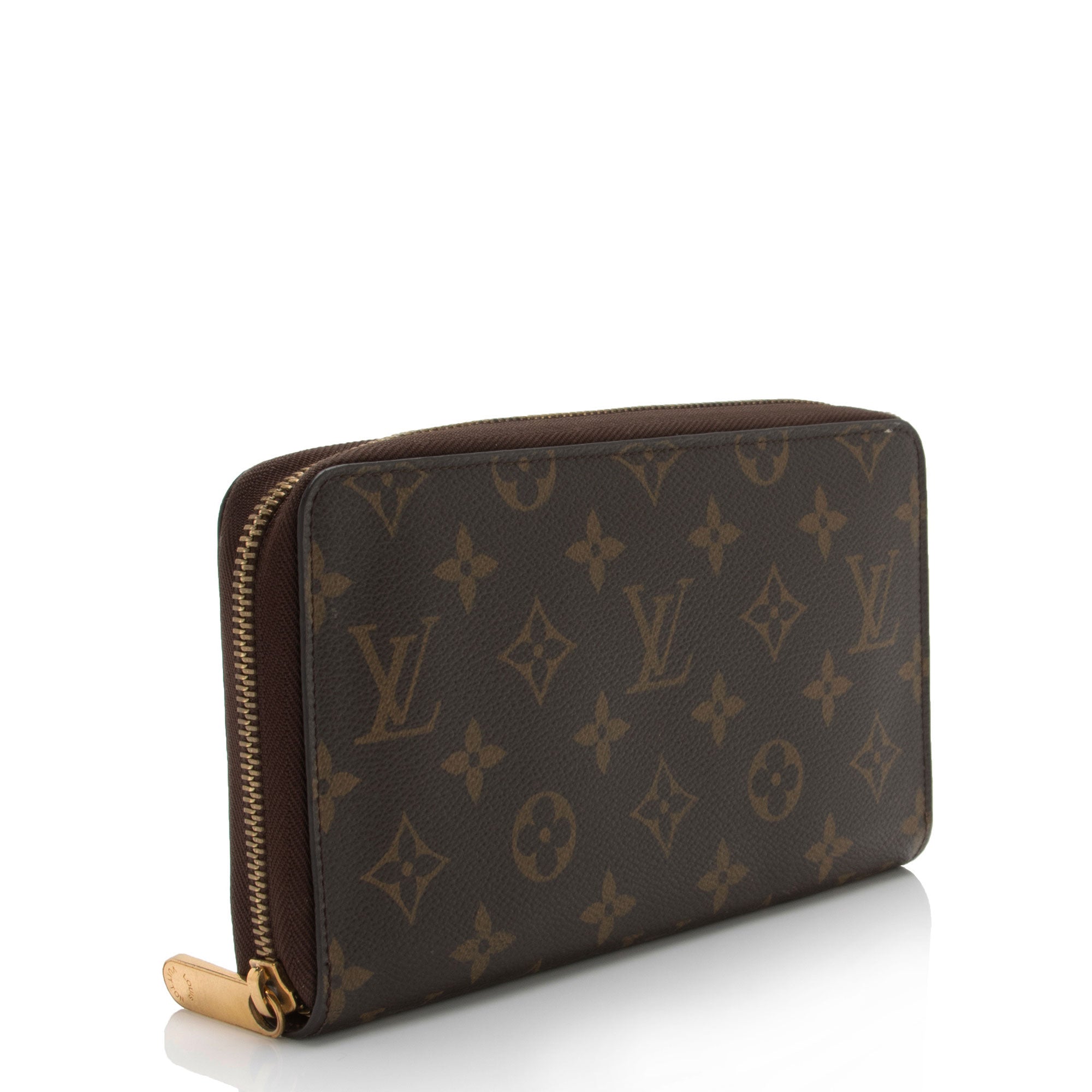 Louis Vuitton Monogram Canvas Zippy Organizer Wallet (SHF-Phah8D)