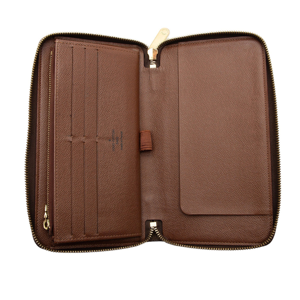 Louis Vuitton Monogram Canvas Zippy Organizer Wallet (SHF-P5q8pD)
