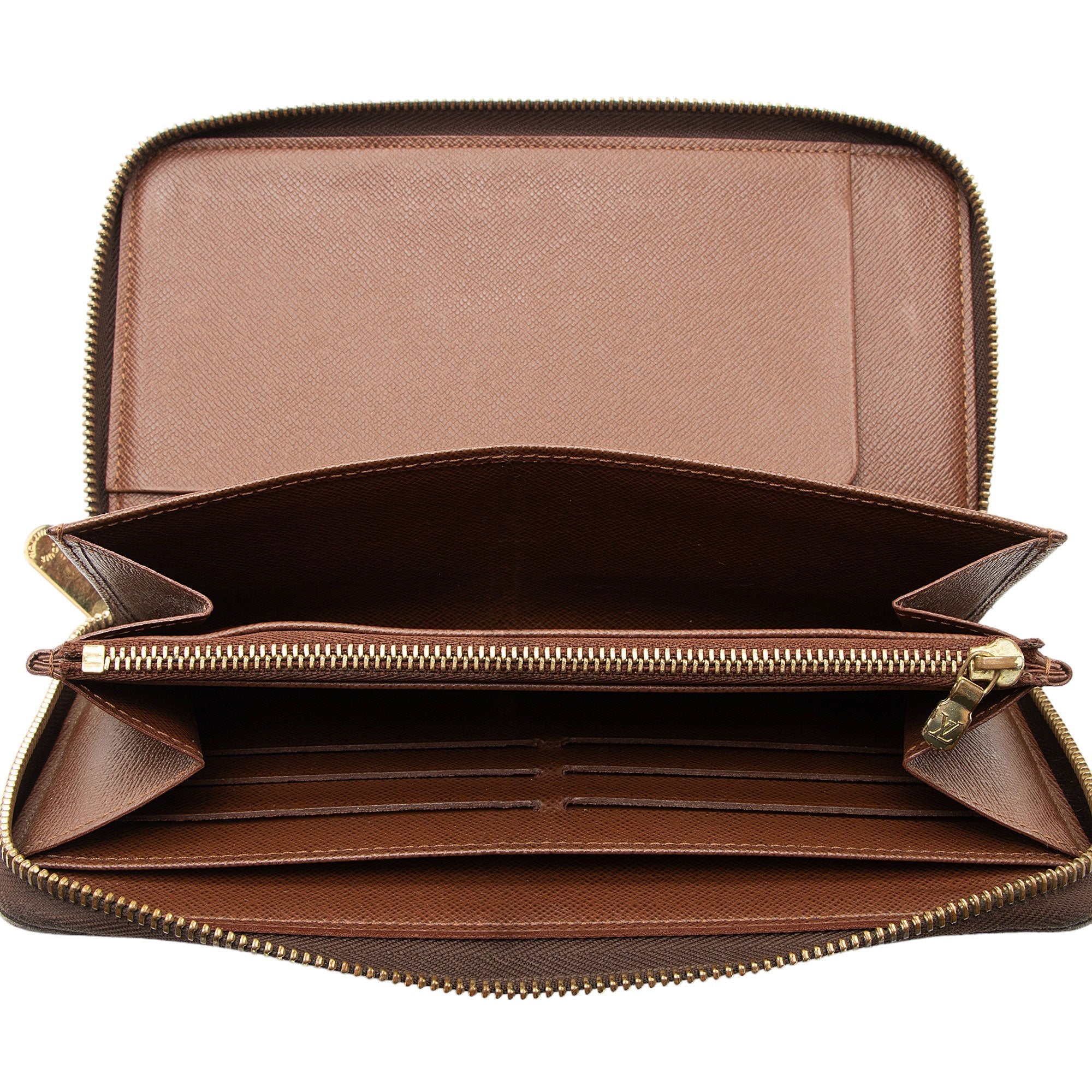Louis Vuitton Monogram Canvas Zippy Organizer Wallet (SHF-P5q8pD)