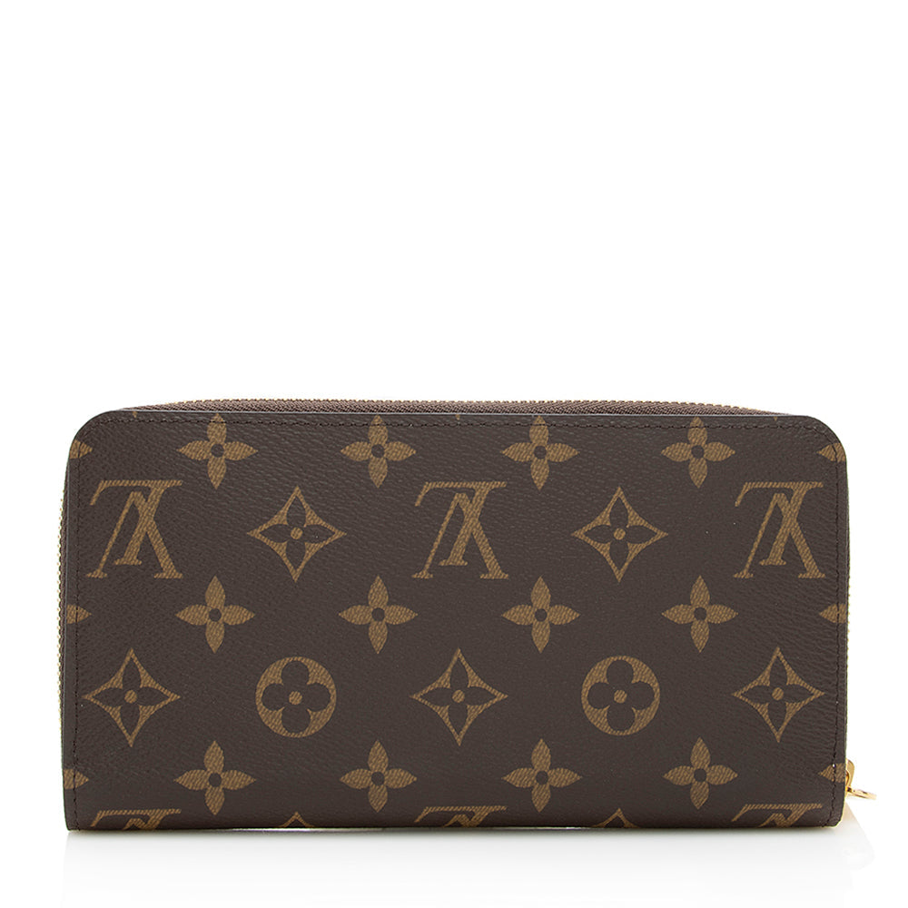 Louis Vuitton Monogram Canvas Zippy Wallet (SHF-19507)
